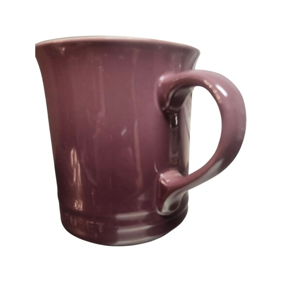 LE CREUSET  14-oz Stoneware Coffee Mug Replacement Ombre Plum Purple - Picture 3 of 6